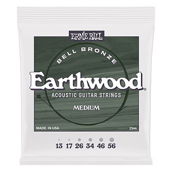 Ernie Ball EB-2344 Earthwood Bell Bronze Acoustic Strings 013-056