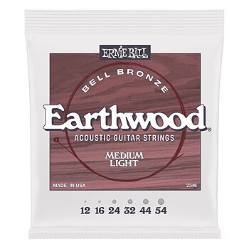 Ernie Ball EB-2346 Earthwood Bell Bronze Acoustic Strings 012-054
