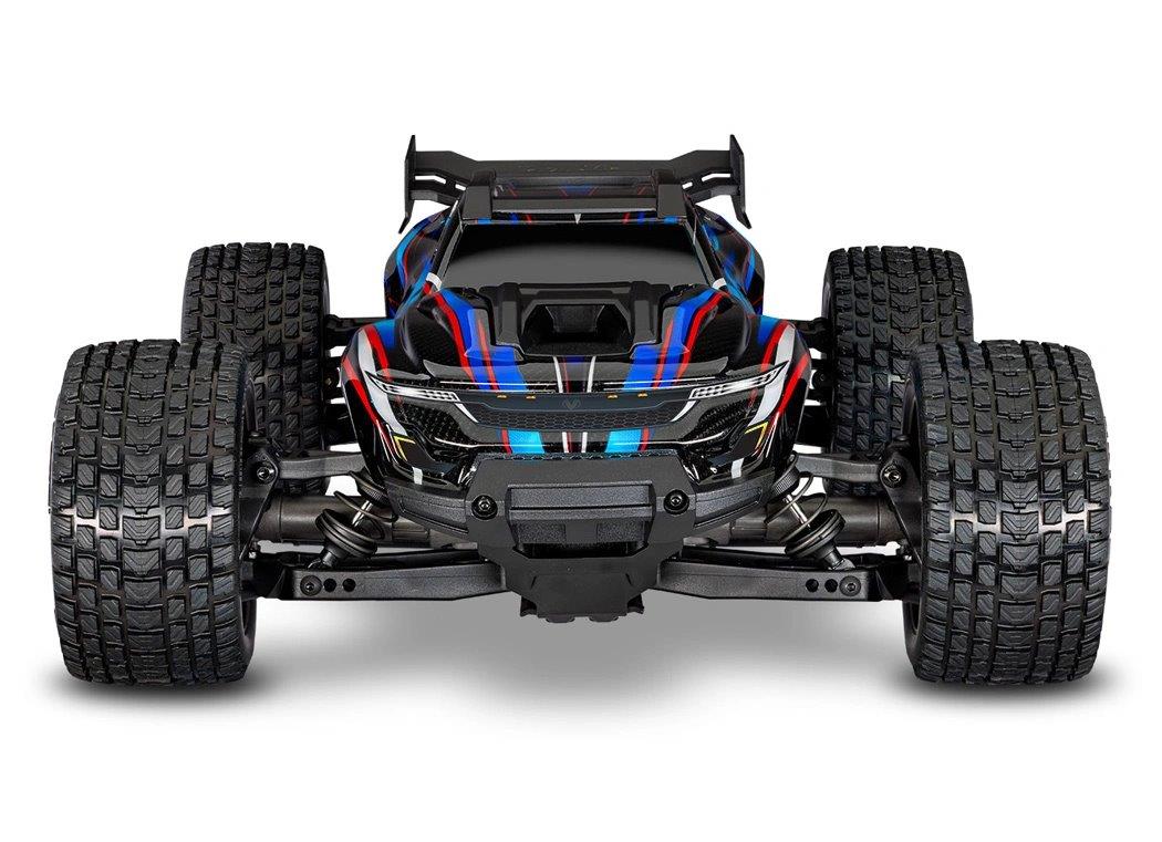 Traxxas Mini XRT RTR TQi VXL-3s Blå - USB-C Laddare / 2s LiPo med ESC Kylfläkt - 2
