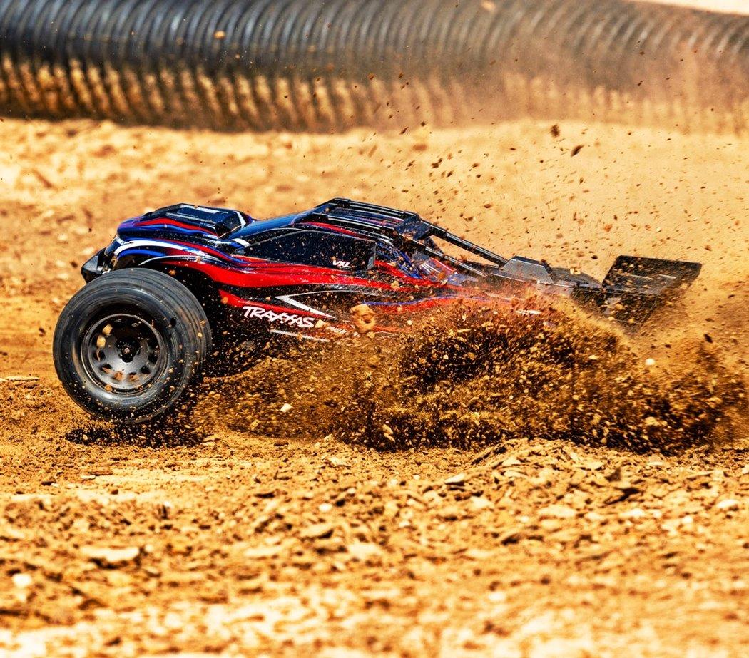 Traxxas Mini XRT RTR TQi VXL-3s Röd - USB-C Laddare / 2s LiPo med ESC Kylfläkt - 13