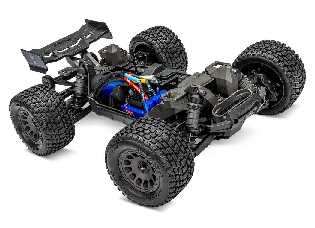 Traxxas Mini XRT RTR TQi VXL-3s Grön- USB-C Laddare / 2s LiPo med ESC Kylfläkt - 4