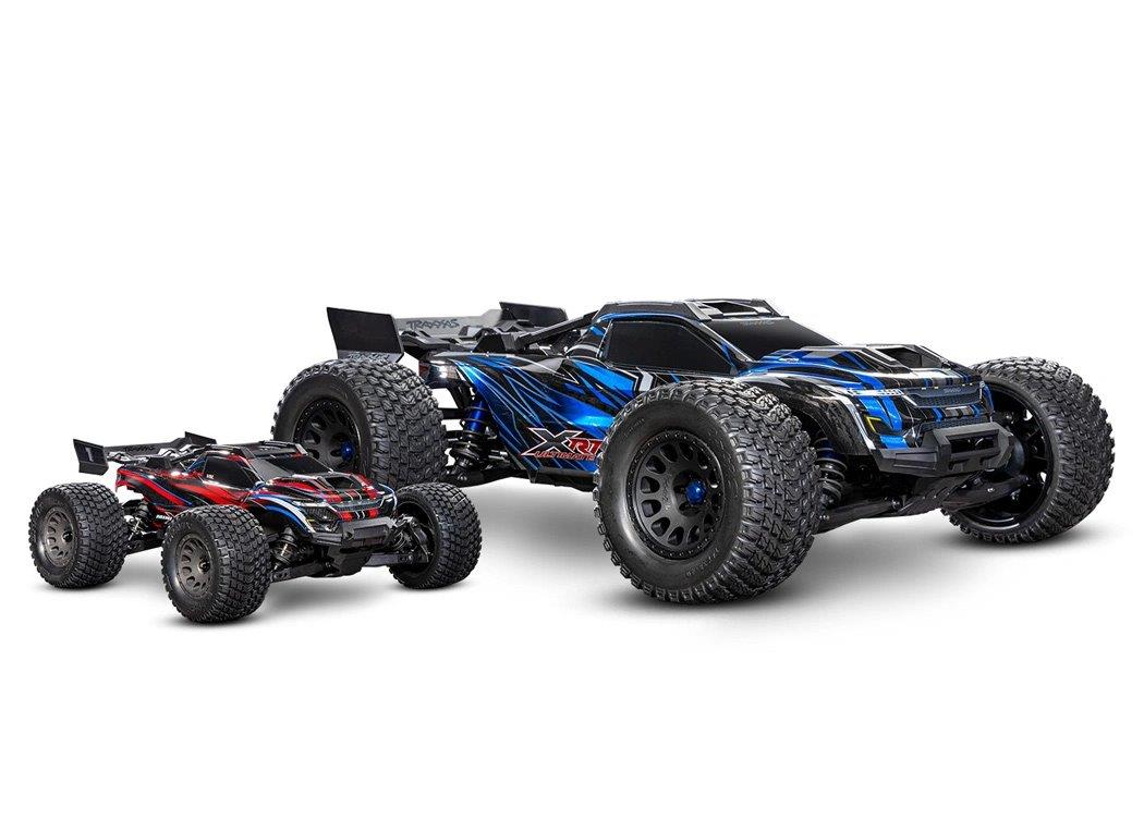 Traxxas Mini XRT RTR TQi VXL-3s Orange- USB-C Laddare / 2s LiPo med ESC Kylfläkt - 8