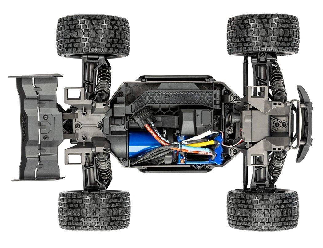 Traxxas Mini XRT RTR TQi VXL-3s Orange- USB-C Laddare / 2s LiPo med ESC Kylfläkt - 6