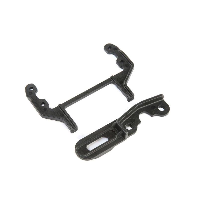 LOSI Gear Mesh and Brake Braces: 5ive-T 2.0