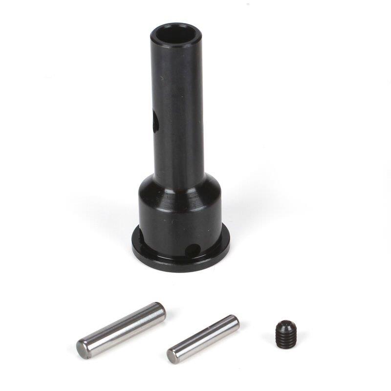 LOSI F/R Stub Axle & Pins (1): 5IVE-T, MINI WRC