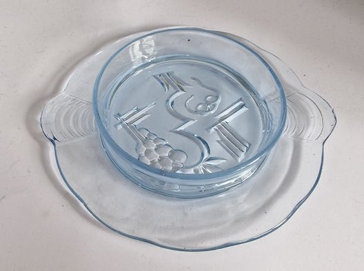 Elme Edvin Ollers light blue herring dish