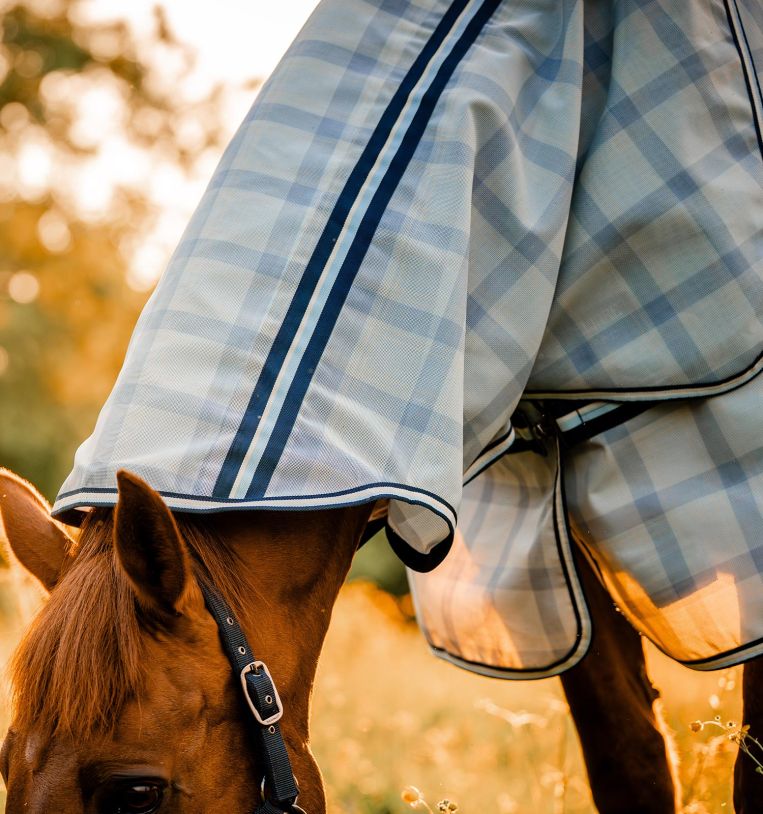Horseware Newmarket Plus Fly Sheet – Whitney Navy -  insect protection