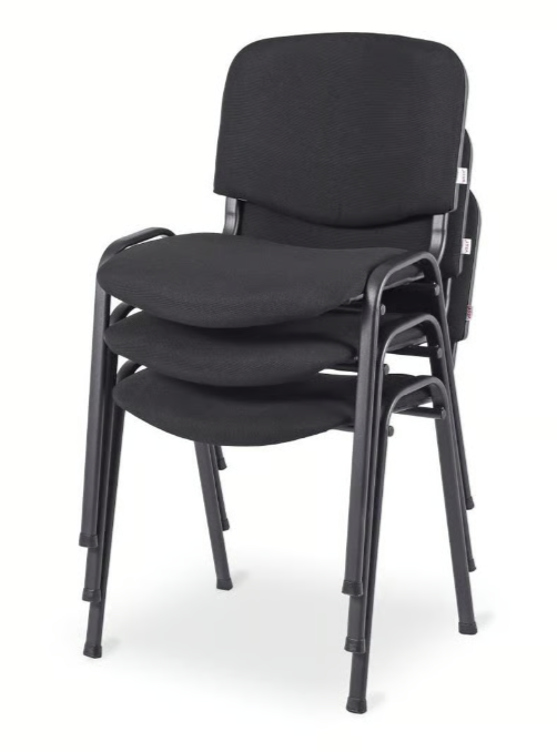 Konferensstol Sofie Stapelbar Svart/Svart 8/fp - 2