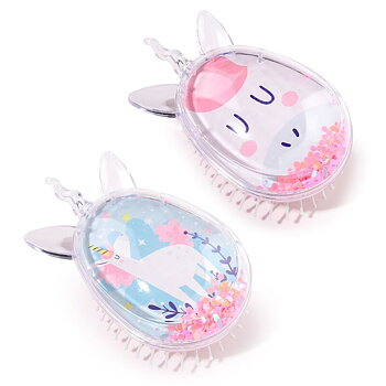 Unicorn Magic hårborste med glitter - Enhörning