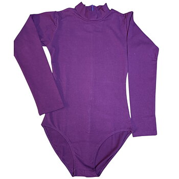 Turtle-neck långärmad  leotard