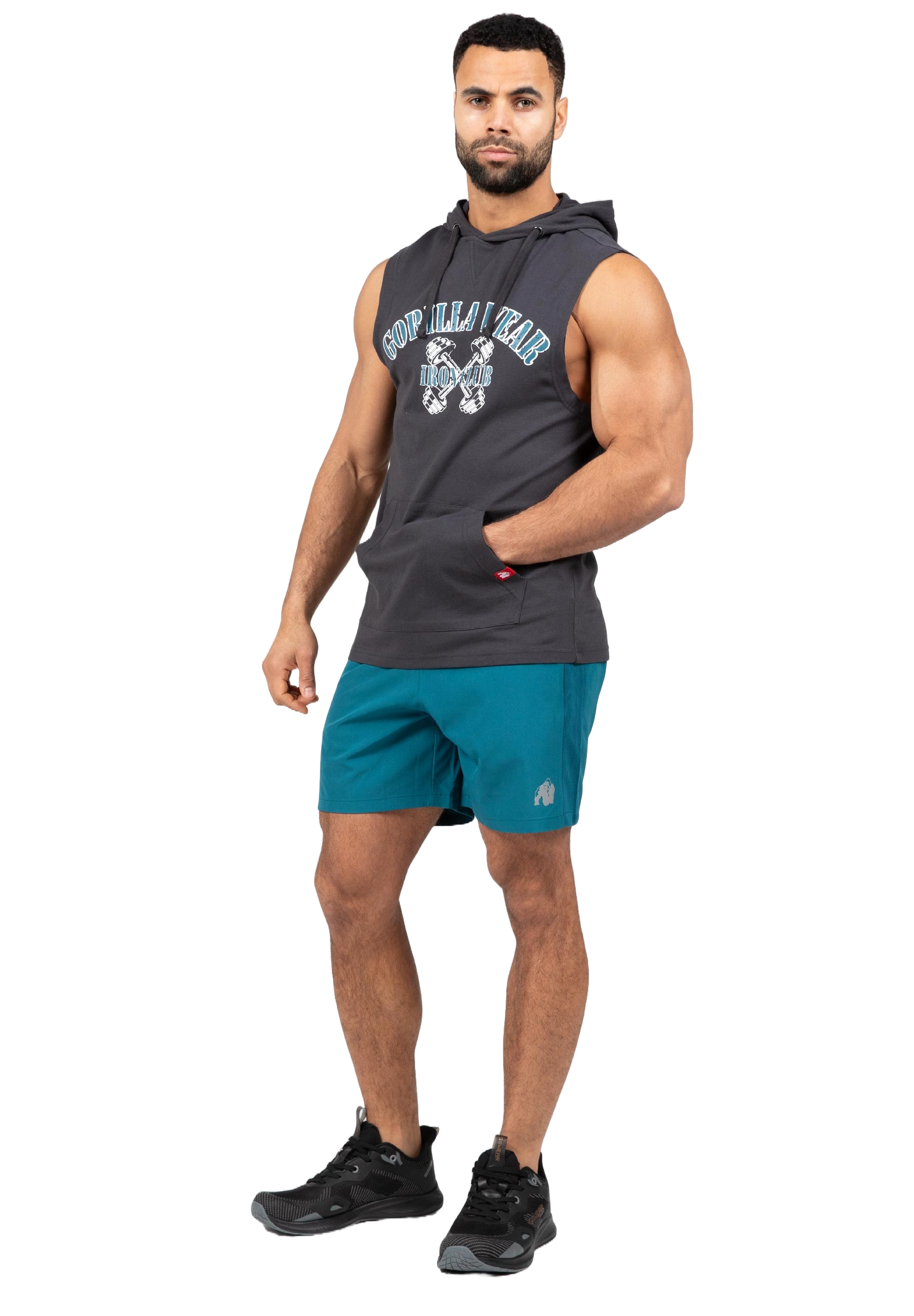 Lubec Shorts, petrol - 4
