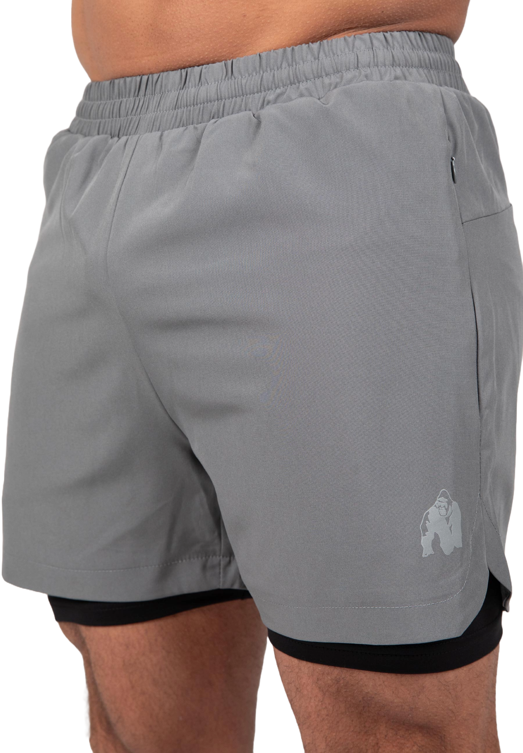 Cortez 2-In-1 Shorts, anthracite - 6