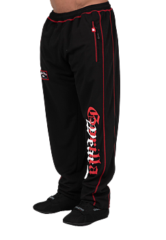 Marlow Mesh Pants, black/red