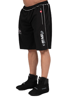 Marlow Mesh Shorts, black/grey