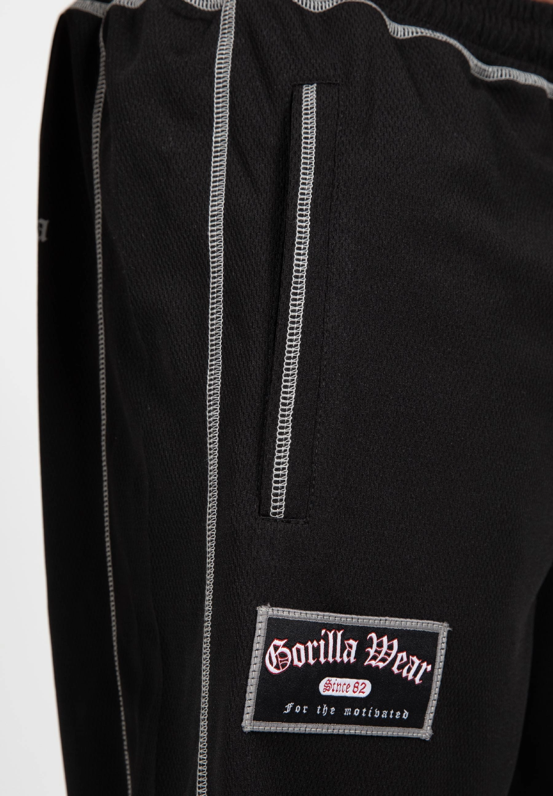 Marlow Mesh Shorts, black/grey - 6