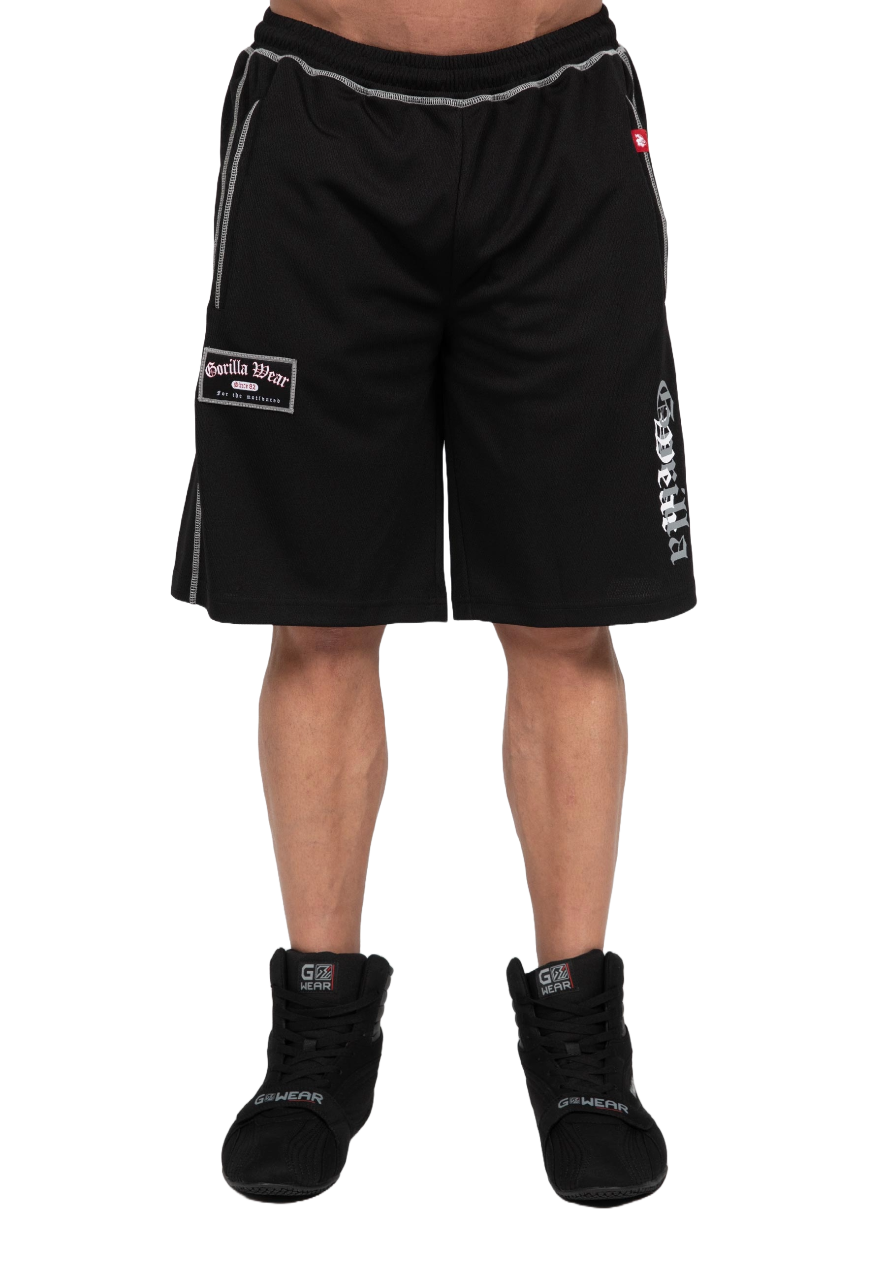 Marlow Mesh Shorts, black/grey - 9