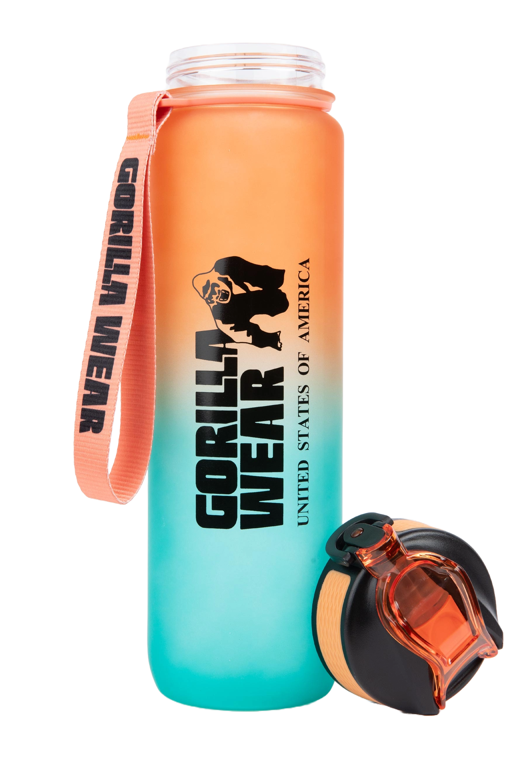 Gradient Water Bottle, green/orange - 5