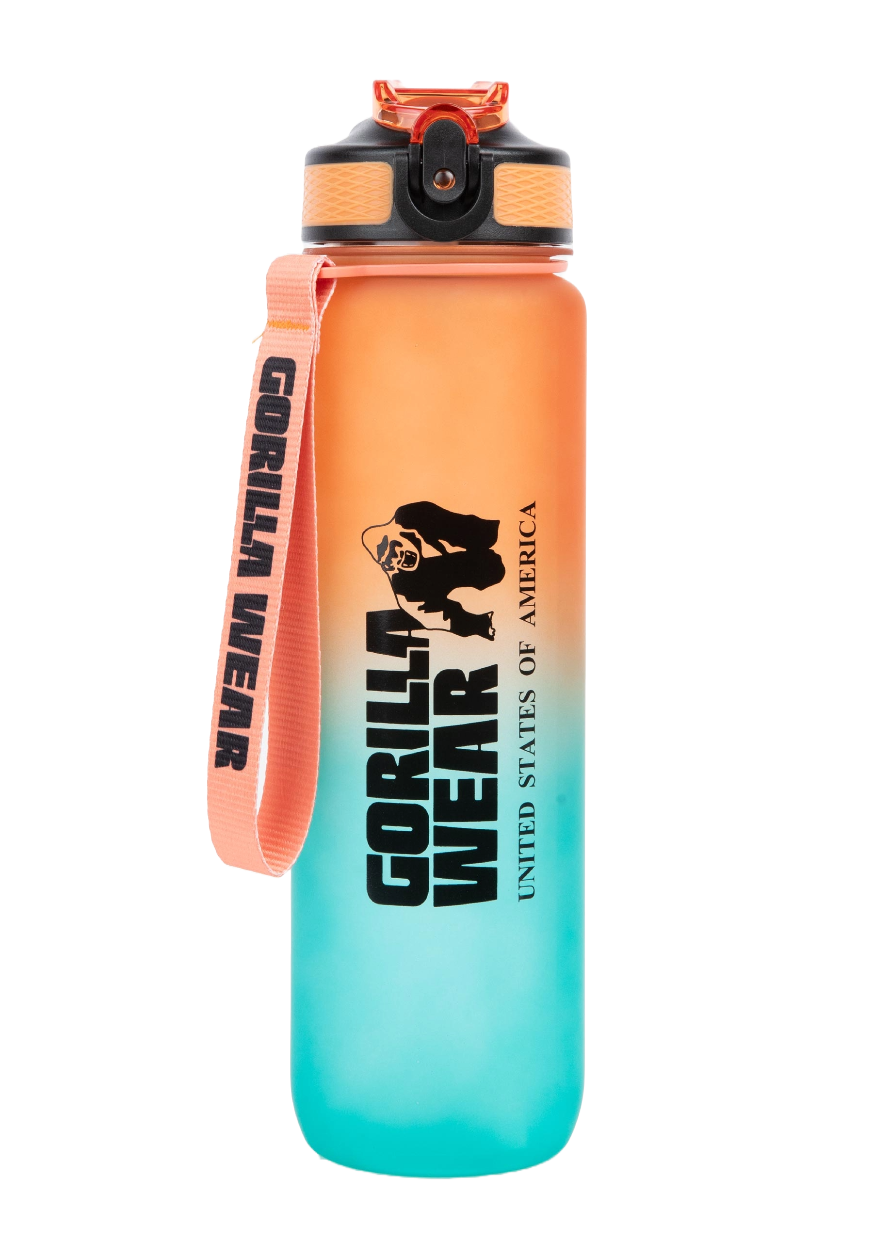 Gradient Water Bottle, green/orange