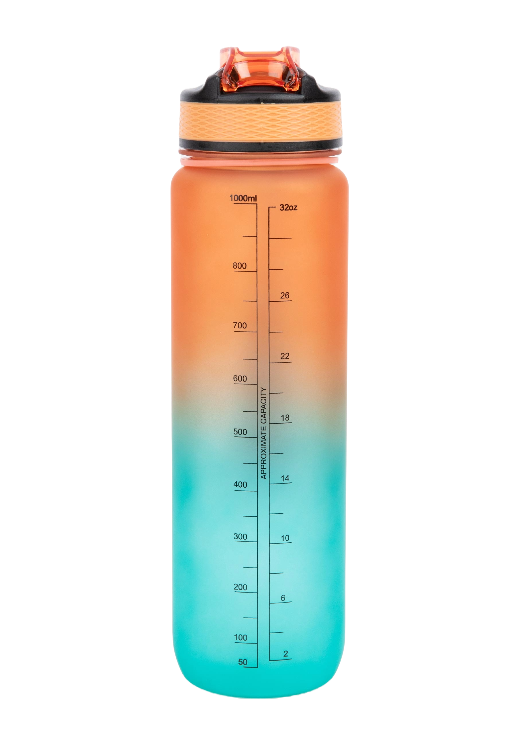 Gradient Water Bottle, green/orange - 4
