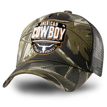Cowboy cammo  truckerkeps 