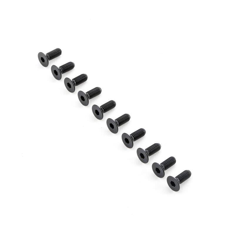 TLR Flat Head Screws M6x16mm (10)