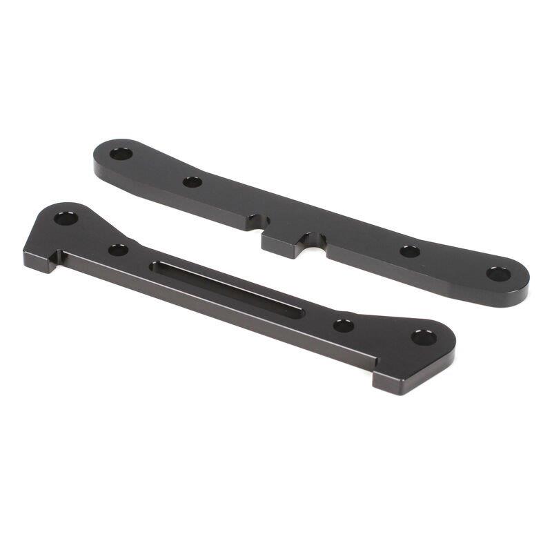LOSI Rear Hinge Pin Brace Set, Aluminum (2): 5IVE-T, MINI WRC