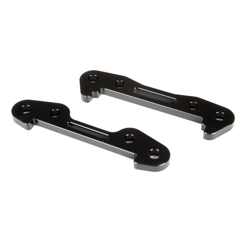 LOSI Front Hinge Pin Brace Set, Aluminum: (2) 5IVE-T, MINI WRC