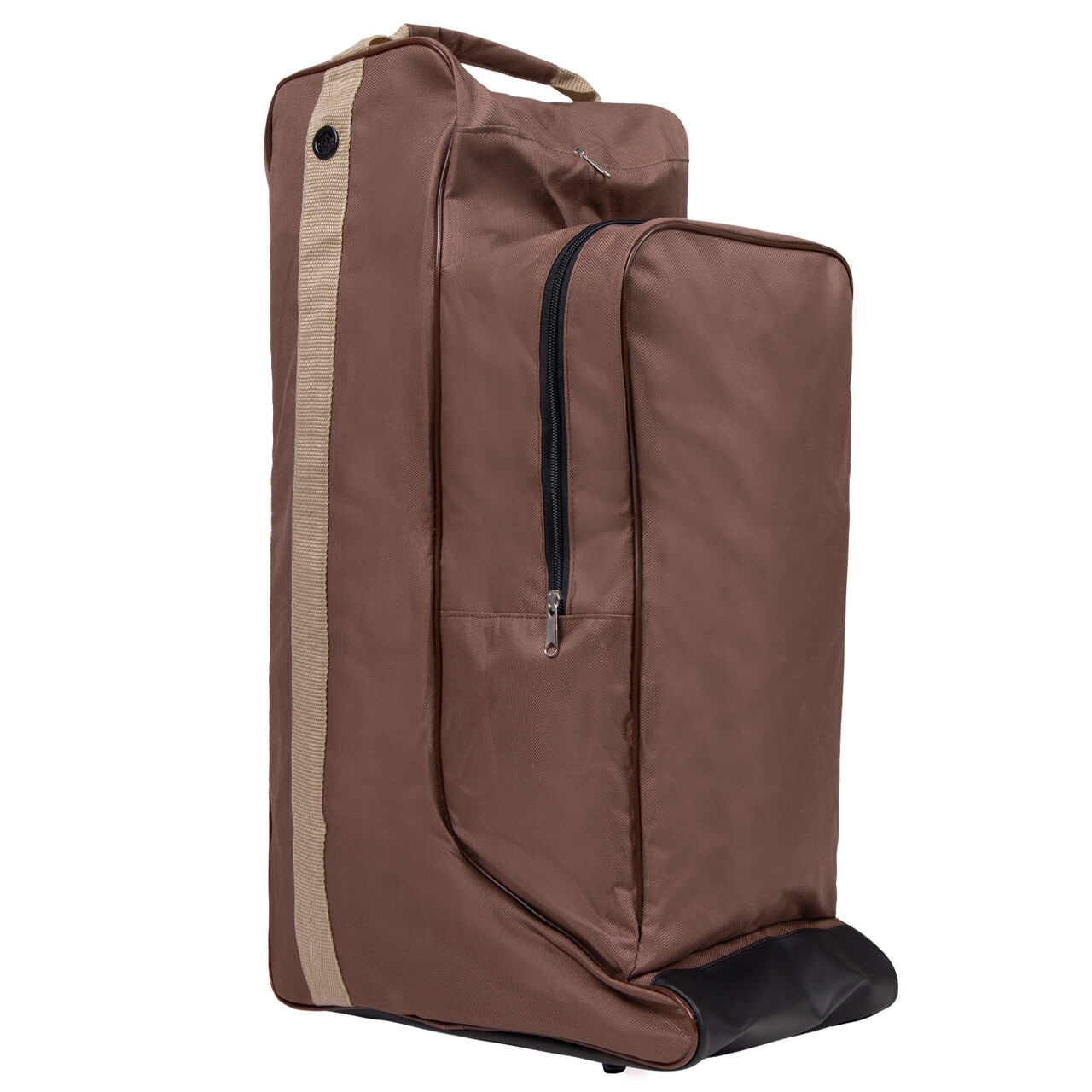 QHP Helmet and Boot Bag – Brown/Beige