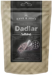 Dave & jons Dadlar Saltlakrits 125g 16kpl 