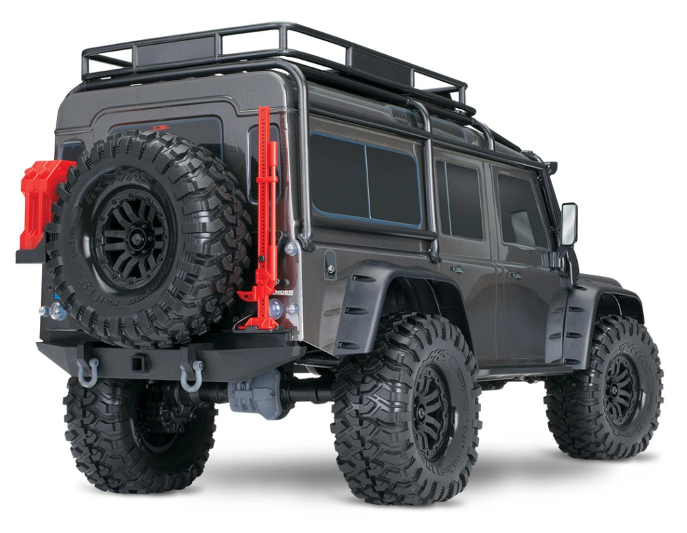 Traxxas TRX-4 Land Rover Defender Clipless Silver RTR - 4