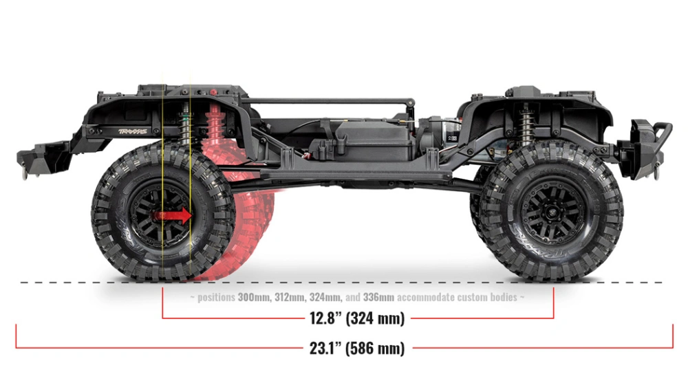Traxxas TRX-4 Land Rover Defender Clipless Silver RTR - 8