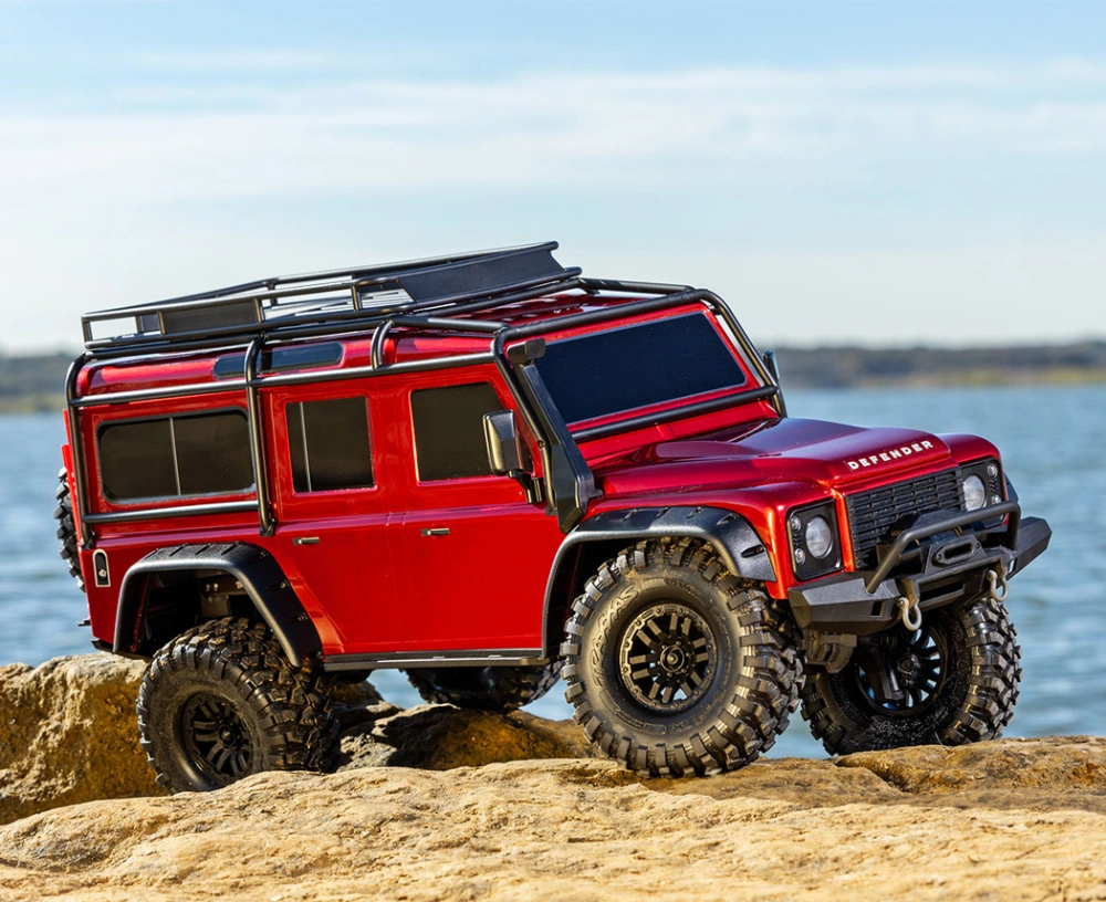 Traxxas TRX-4 Land Rover Defender Clipless Röd RTR - 12