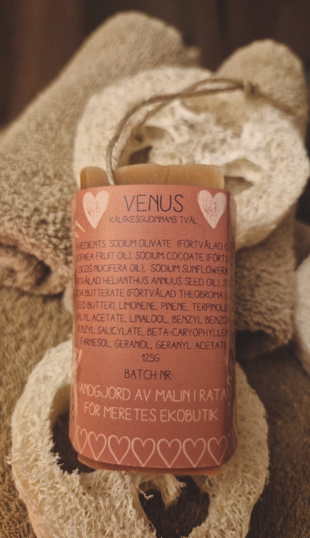 Venus Kärleksgudinnas Tvål - Liten - Ekologisk Olivoljetvål - 2