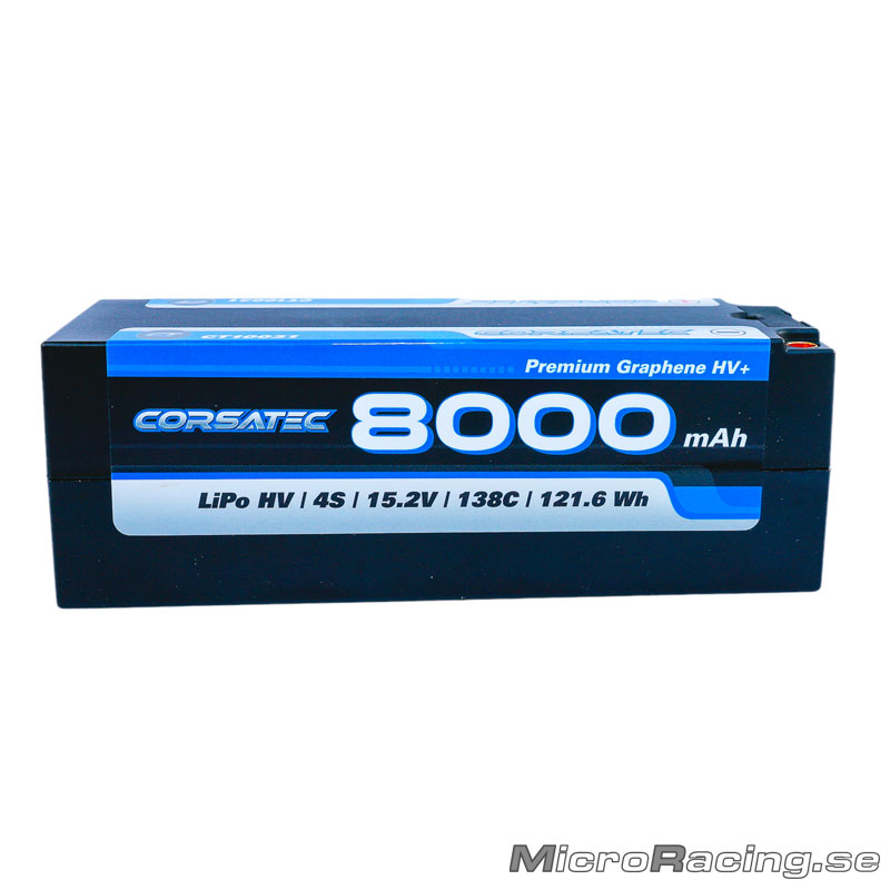 DEAL* CORSATEC - Battery LiPo, Graphene HV+, 4S 138C, 15.2V/8000mAh - 3