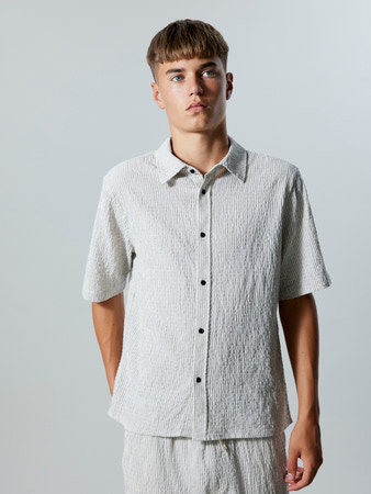 NLMHUGO SS SHIRT Shirt Turtledove - 3