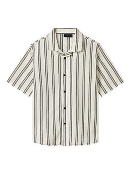 NLMHENRI SS SHIRT Shirt Dark Sapphire STRIPES