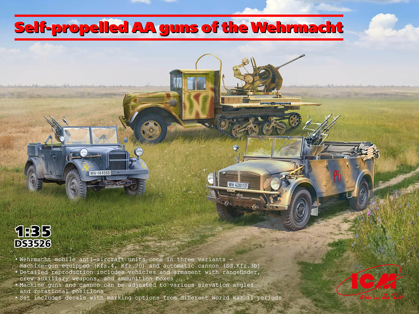 1/35 Wehrmacht Self-propelled AA vehicles