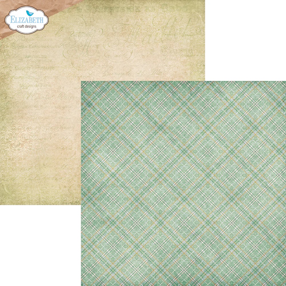 Elizabeth  -  Printed Cardstock -12x12 - Spring Blossom - 6