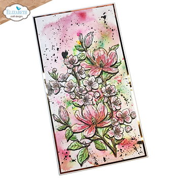 Elizabeth - Clear stamps - Floral Branches & Sentiments