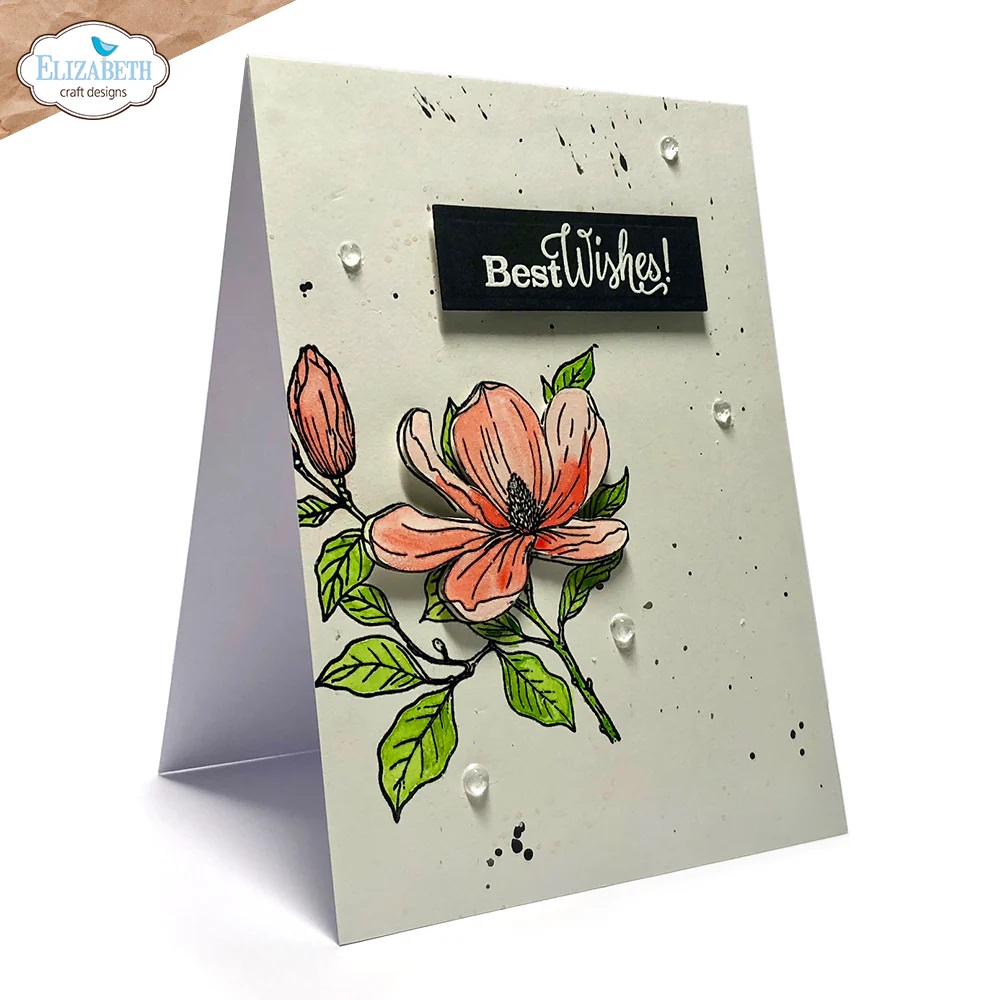 Elizabeth - Clear stamps - Floral Branches & Sentiments - 4
