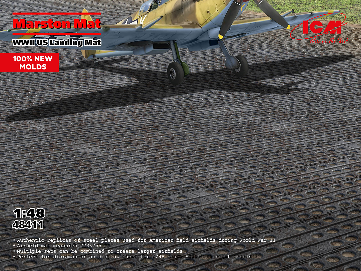 1/48 Marston Mat WWII US Landing Mat
