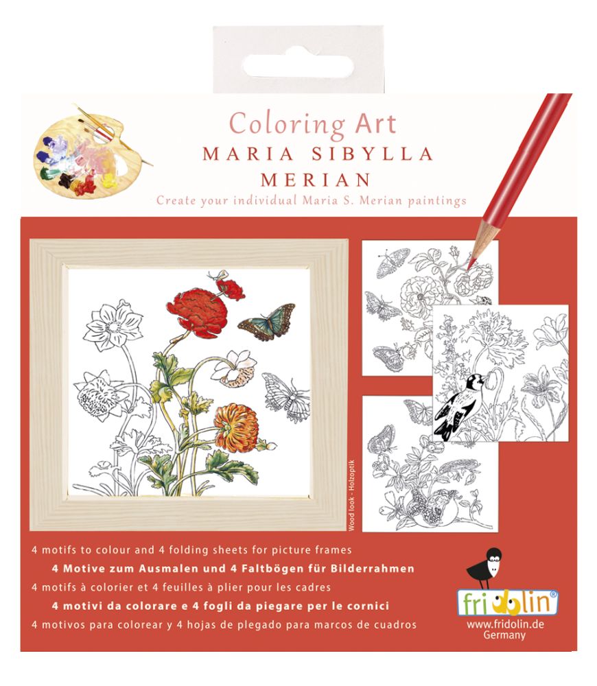 Coloring Art, Maria Sibylla Merian
