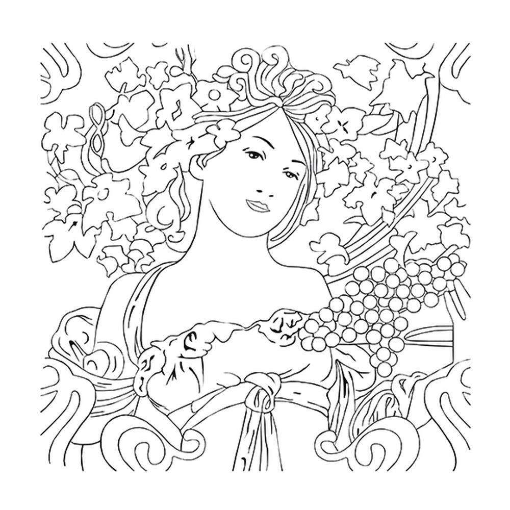 Coloring Art, Art Nouveau - 4