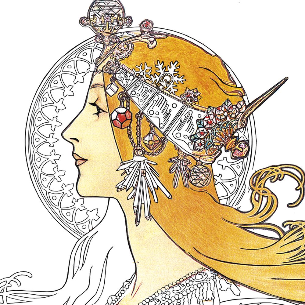 Coloring Art, Art Nouveau - 2