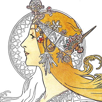 Coloring Art, Art Nouveau