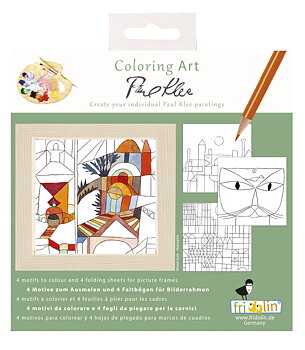 Coloring Art, Paul Klee