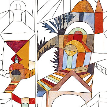 Coloring Art, Paul Klee