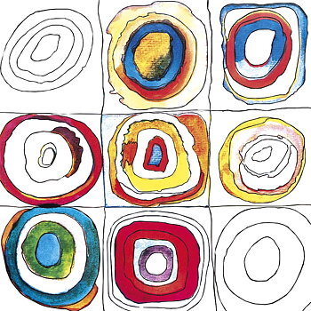 Coloring Art, Vasilij Kandinsky