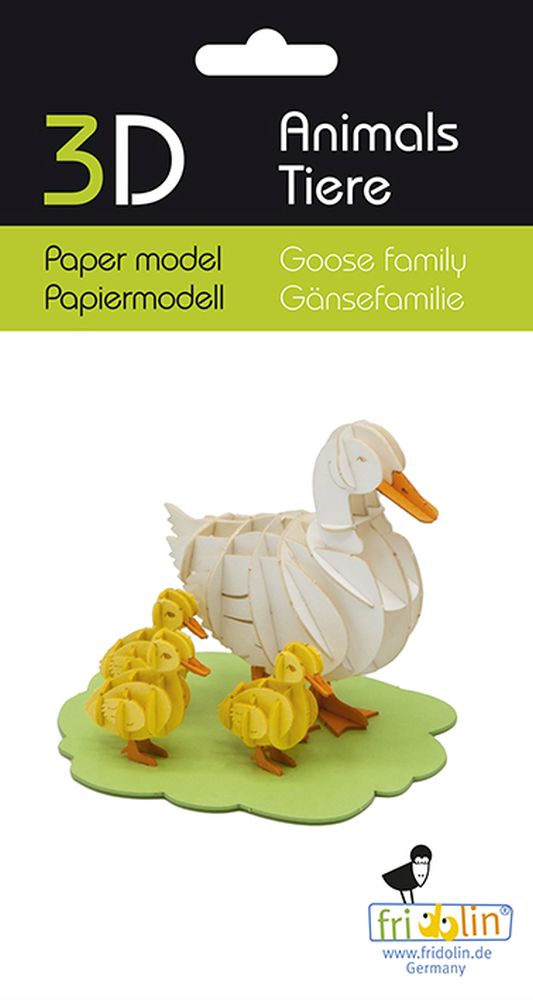 3D-pappersmodell, Gåsfamilj
