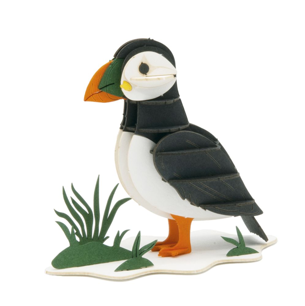 3D-pappersmodell, Lunnefågel - 2